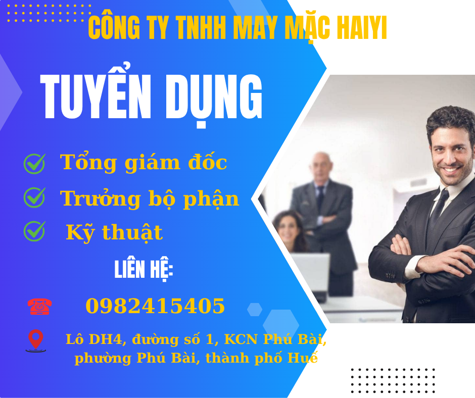 CÔNG TY TNHH MAY MẶC HAIYI 